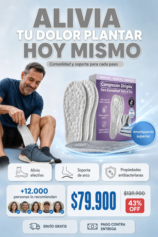Plantillas Cloud-Comfy 5D | Elimina el dolor plantar para siempre